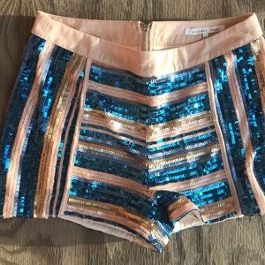 🔵🔵🔵 SEQUIN SHORTS MEDIUM